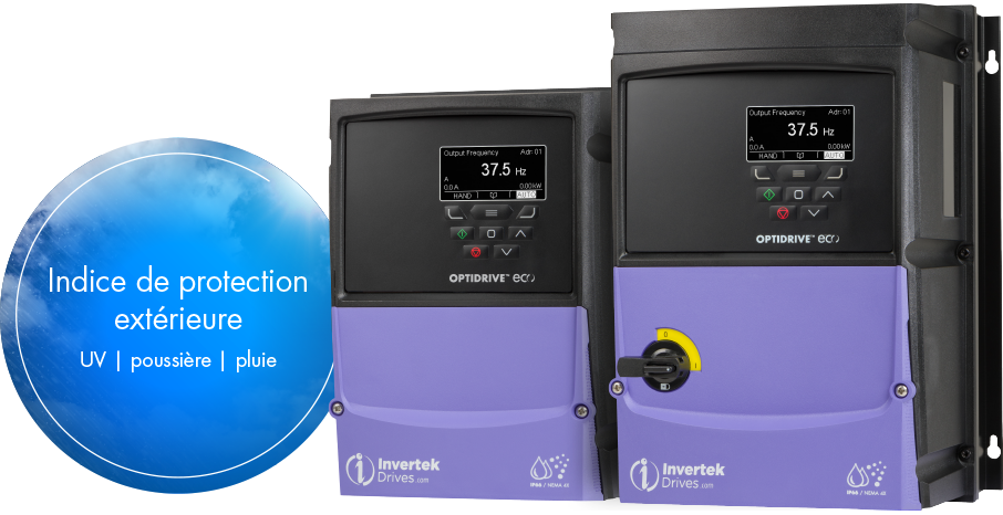 Tailles Optidrive Eco IP66