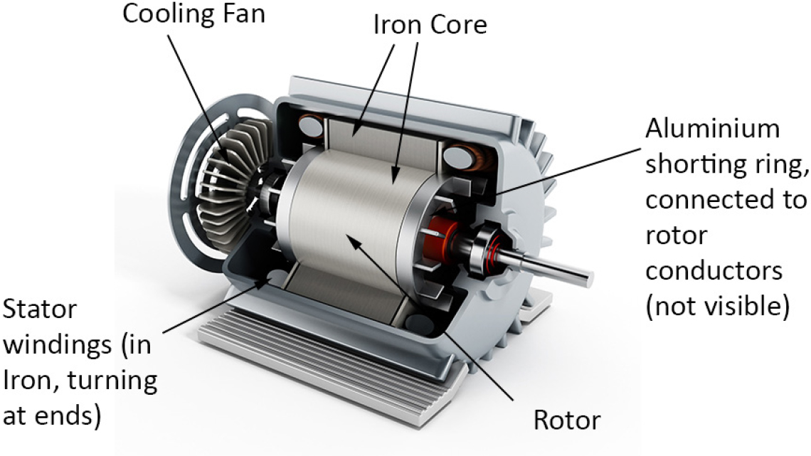 Induction Motor Cut Away