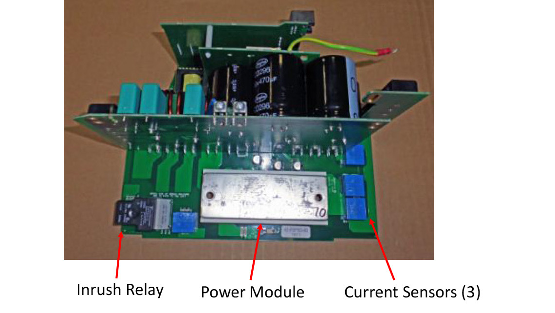 Variable Frequency Drive with heatsink removed